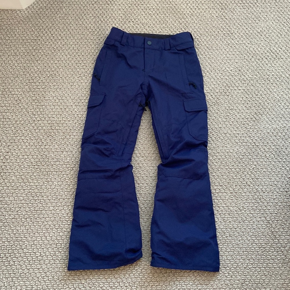 Volcom boys navy blue ski pants size M (10)